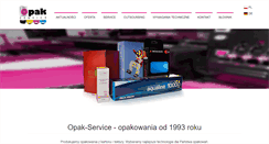 Desktop Screenshot of opakservice.pl